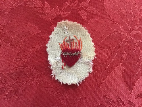 Antique relique étoffe coeur - antique,