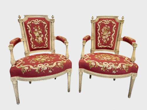 Paire fauteuils directoire - paire,
