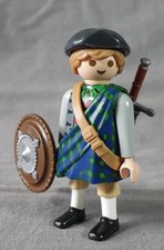 PLAYMOBIL SERIE 28 GARCON 71889 ECOSSAIS Highlander guerrier kilt figurine n°6