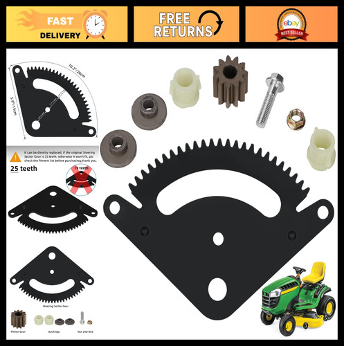 Teeth steering sector gear - teeth,