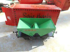 wagon + boite hornby hachette marchandise nord vert tb état