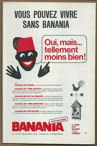 Publicité papier banania - publicité,