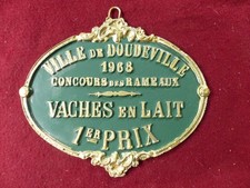 PLAQUE DE CONCOURS AGRICOLE
