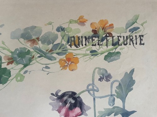 Louise abbema lithographie art - louise,