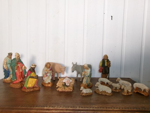 Ancien crèche noel - ancien,