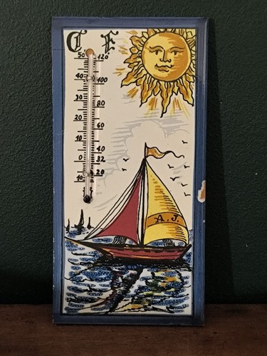 Vintage retro enameled ceramic - vintage,