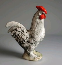 PETITE STATUETTE COQ EN PORCELAINE ALLEMANDE