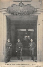 CPA 80 AMIENS ABRI DU SOLDAT