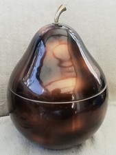 Rare Seau BAC à Glaçons glace poire années 70 vintage cuivre anodisé Australia 