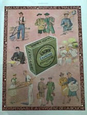 PUBLICITÉ DE PRESSE ANCIENNE CACHOU LAJAUNIE TOULOUSE