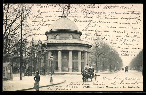 Cpa paris parc monceau la - cpa, paris,