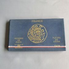 Coffret FDC 1978 - La Monnaie de Paris serie FLEURS DE COINS