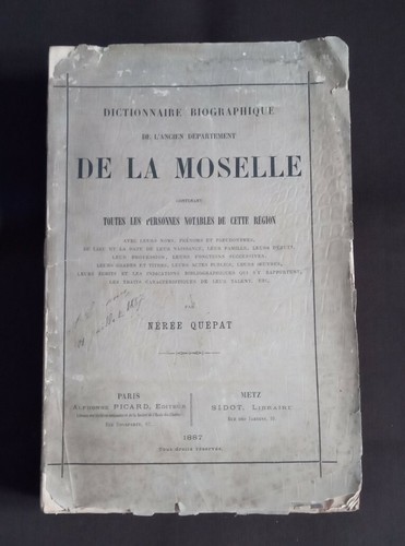 Dictionnaire biographique - , de