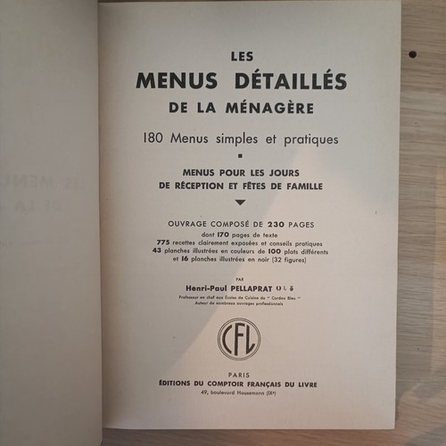 Les menus détaillés la - menus,