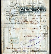 THIERS (63) USINE COUTELLERIE / COUTEAUX pliants "CARTAILLER & DELUC" en 1912