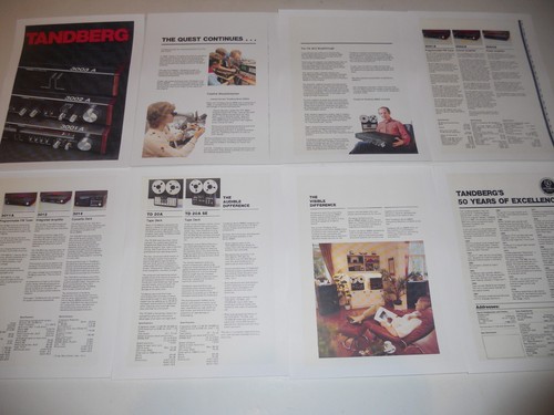 Tandberg 1980 brochure pgs - tandberg, 8