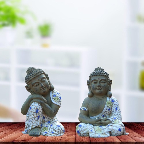 Assis dormir statue bouddha - statue, de