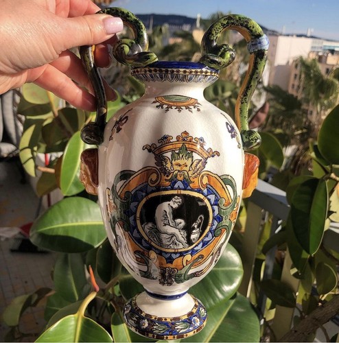 Gien vase faïence à - gien,