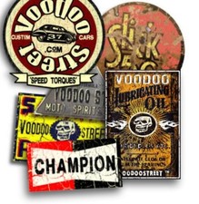 Hot Rod Autocollant, Personnalisé Voitures Pack Par Voodoo Street™, 37,