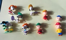 5 figurines Snoopy + 4personnages incomplets Kinder Surprise Vintage 1994 + 1999
