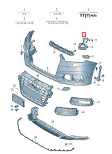 AUDI A1 Support de charnière