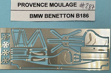 #287 - Photodecoupe pour BMW BENETTON B186  Provence Moulage