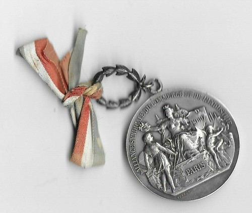 Médaille argent vernon - argent,