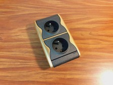 legrand Sagane Xelio or graphimat appareillage double poste 2 prises