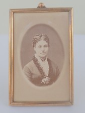 Ancien cadre en laiton porte photo signé GOTTSCHALK  Paris - Napoléon III