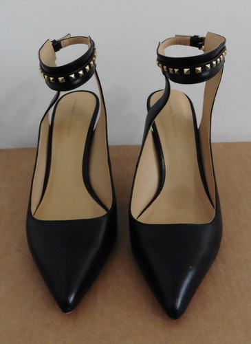 Escarpins cuir noir bride - bride, et