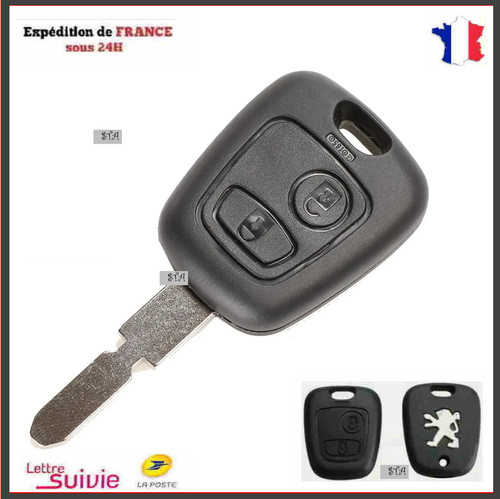 Coque plip cle pour peugeot - plip,