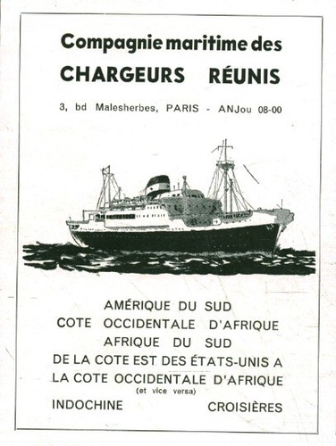 Publicité ancienne compagnie