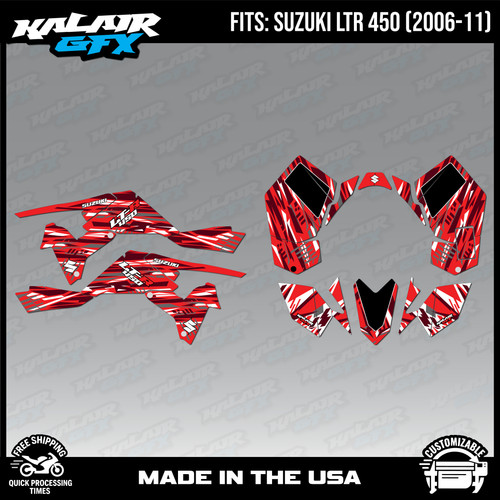 Graphics kit for suzuki atv - for,
