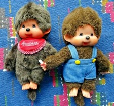JB/ LOT DE 2  PELUCHE KIKI SEKIGUCHI MONCHHICHI 