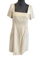 Très Belle Robe Soie Beige