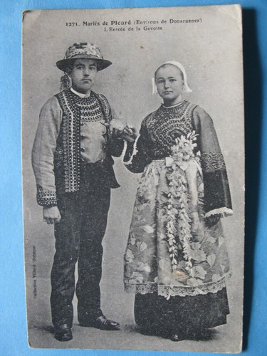 Carte postale ancienne - , mariés