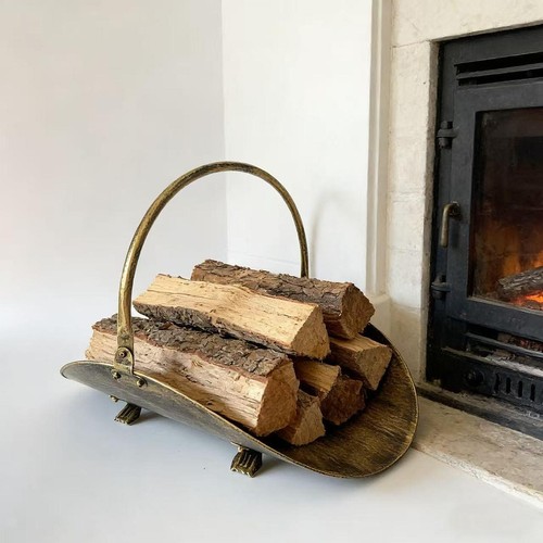 Porte bûches cheminée - porte-bûches, de