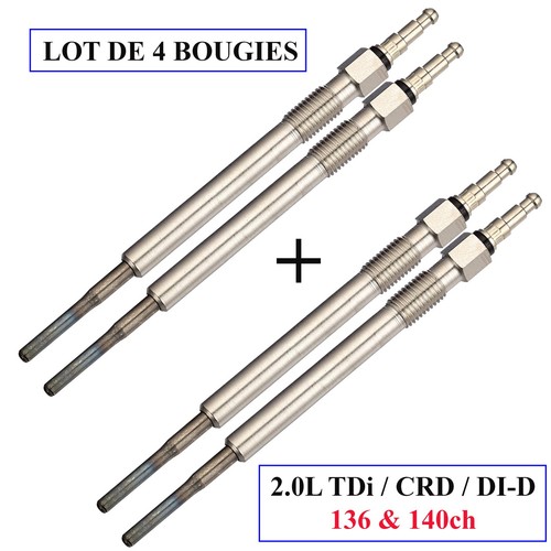 Bougies préchauffage - 4, de
