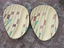 Rare Assiette Vintage Vallauris Signée Guillot H 3,5 L 25 l 19 Cm #2