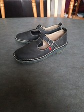 KICKERS Ballerines Cuir Noires Taille 38