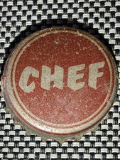 ancienne capsule de bière CHEF  Kronkorken Bottle Crown Caps