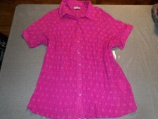Chemise blouse manches courtes