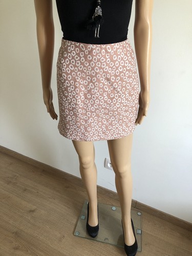 Jupe courte rose nude - , et