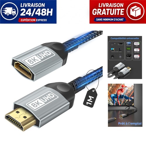 Câble hdmi mâle - hdmi,