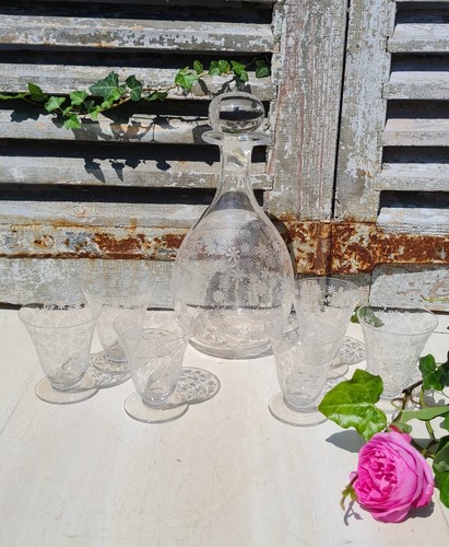 Ancien service liqueur - a,