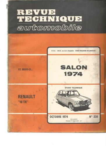Revue technique automobile - technique,