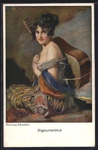 Carte postale artiste - postale, d'artiste