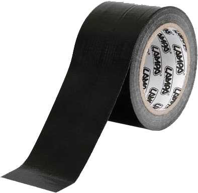 Ruban adhésif vinyle noir