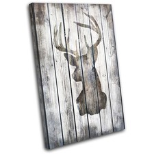 Stag Deer Vintage Wood Animals