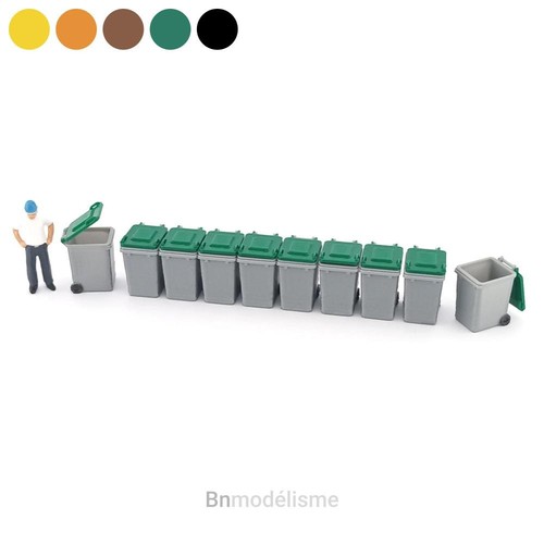 Lot grandes poubelles - lot,
